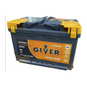 Аккумулятор GIVER HYBRID 77ач 640а обр. пол.