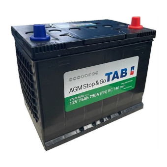 Аккумулятор TAB AGM Stop&Go 75/750 D26 обр. пол.