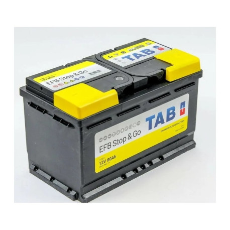 Аккумулятор TAB AGM Stop&Go 80ач 800а обр. пол.