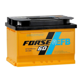 Аккумулятор FORSE EFB 60ач 620а прям. пол.