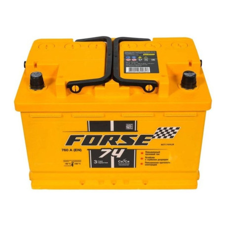 Аккумулятор FORSE 74ач 760а обр. пол.