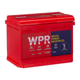 Аккумулятор WPR 55ач 550а обр. пол.