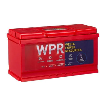 Аккумулятор WPR 92ач 820а обр. пол.