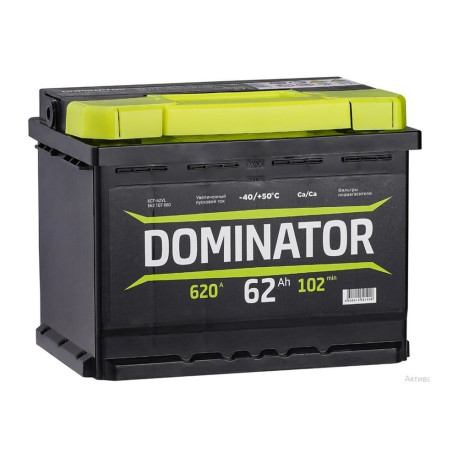 Аккумулятор DOMINATOR 62ач 620а обр. пол.
