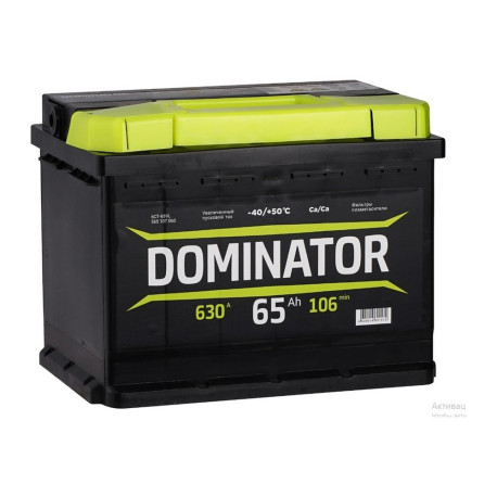 Аккумулятор DOMINATOR 65ач 630а обр. пол.