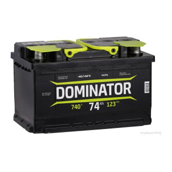 Аккумулятор DOMINATOR 74ач 740а обр. пол.