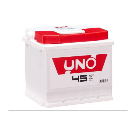 Аккумулятор UNO 45ач 410а обр. пол.