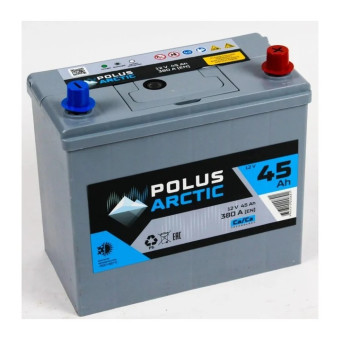 Аккумулятор POLUS ARCTIC 45/380 45B24L обр. пол.