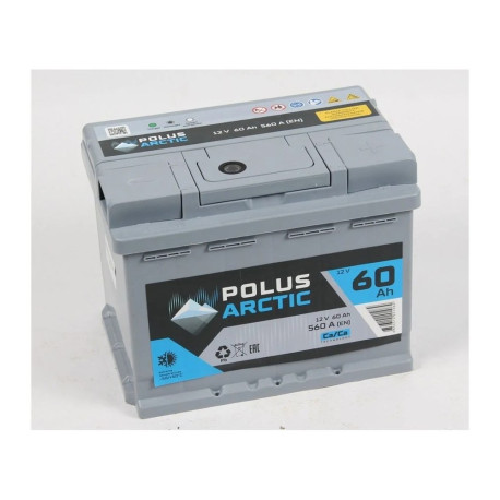 Аккумулятор POLUS ARCTIC 60ач 560а обр. пол.