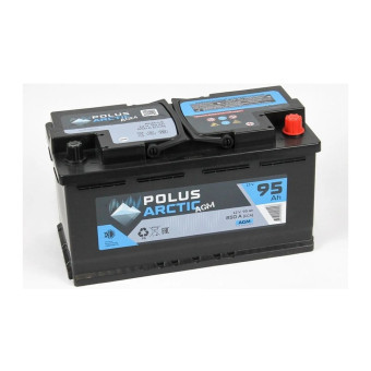 Аккумулятор POLUS ARCTIC AGM 95ач 850а обр. пол.