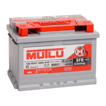 Аккумулятор Mutlu SFB M2 60ач 510а обр. пол.