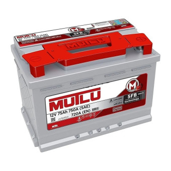 Аккумулятор Mutlu SFB M3 75ач 720а прям. пол.