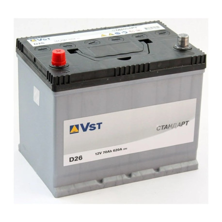 Аккумулятор Vst Стандарт 70/620 D26 прям. пол.