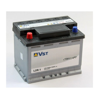 Аккумулятор Vst Стандарт 60ач 540а прям. пол.