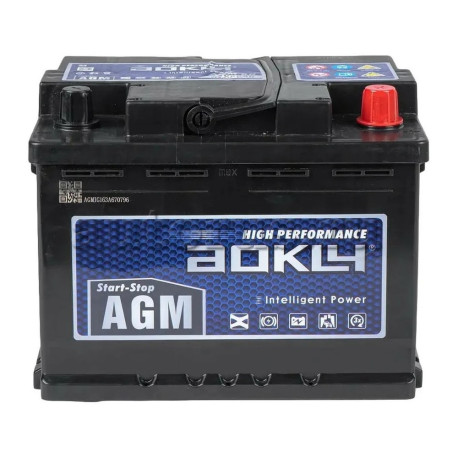 Аккумулятор AOKLY AGM Stop&Go 60ач 640а обр. пол.