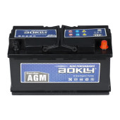 Аккумулятор AOKLY AGM Stop&Go 80ач 780а обр. пол.