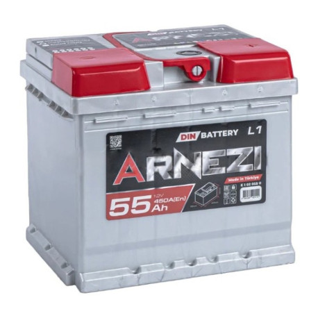 Аккумулятор ARNEZI DIN SMF 55ач 450а обр. пол.