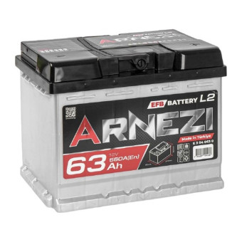 Аккумулятор ARNEZI EFB Start-stop 62ач 560а обр. пол.