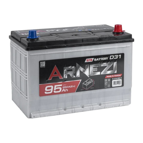 Аккумулятор ARNEZI EFB Start-stop 95/850 D31L обр. пол.