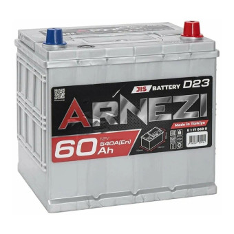 Аккумулятор ARNEZI JIS SMF 60/540 D23L обр. пол.