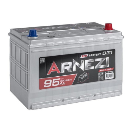 Аккумулятор ARNEZI JIS SMF 95/800 D31L обр. пол.