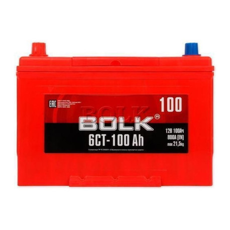 Аккумулятор BOLK ASIA 100/820 D31R прям. пол.
