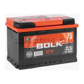 Аккумулятор BOLK EFB Stop&Go 75ач 670а обр. пол.