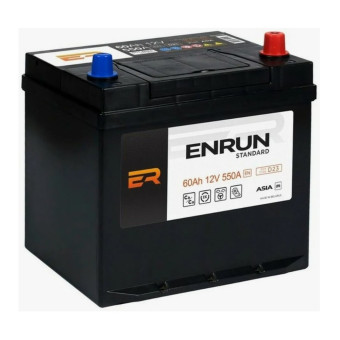 Аккумулятор ENRUN JIS Standart 60ач 58а прям. пол.