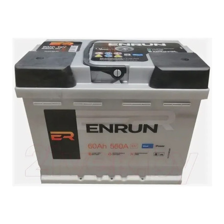Аккумулятор ENRUN Standart 62ач 600а обр. пол.