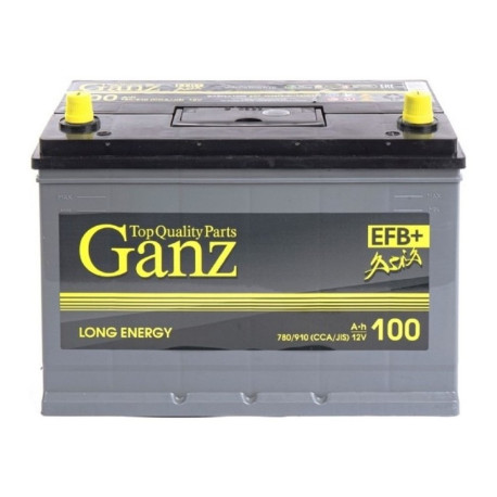 Аккумулятор GANZ ASIA EFB 100/780 D31 обр. пол.