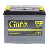 Аккумулятор GANZ PRO-Line EFB JIS Start-stop 75/580 D26L обр. пол.