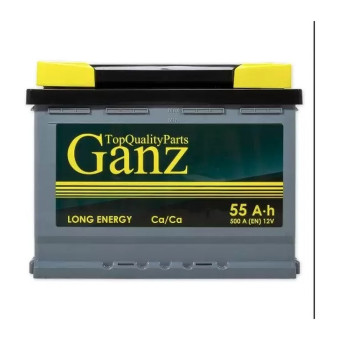Аккумулятор GANZ Standart 55/500 D23 обр. пол.