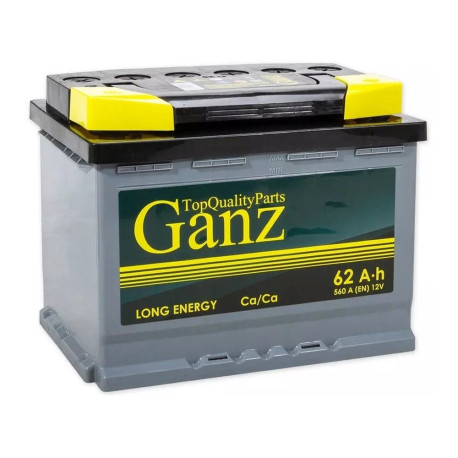 Аккумулятор GANZ Standart 62/560 D23 обр. пол.