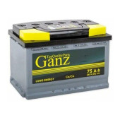 Аккумулятор GANZ Standart 75ач 680а обр. пол.