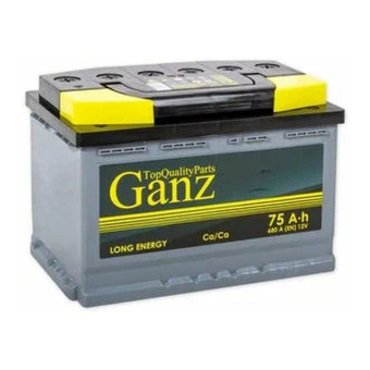 Аккумулятор GANZ Standart 75ач 680а обр. пол.