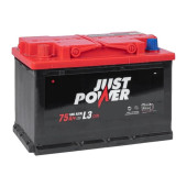 Аккумулятор JUST POWER 75ач 600а прям. пол.