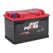 Аккумулятор JUST POWER 75ач 600а обр. пол.