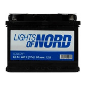 Аккумулятор Lights of Nord Standart 60ач 460а обр. пол.
