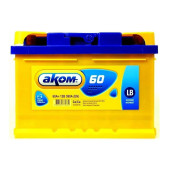 Аккумулятор АКОМ LB 60ач 590а прям. пол.