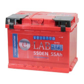 Аккумулятор ELAB EFB 55R обр. пол. 600A 242x175x190 60ач 600а обр. пол.