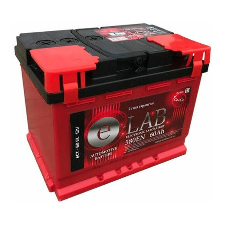 Аккумулятор ELAB 60ач 580а обр. пол.