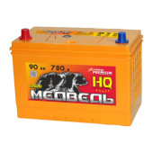 Аккумулятор МЕДВЕДЬ SILVER Asia 90/780 105D31R прям. пол.