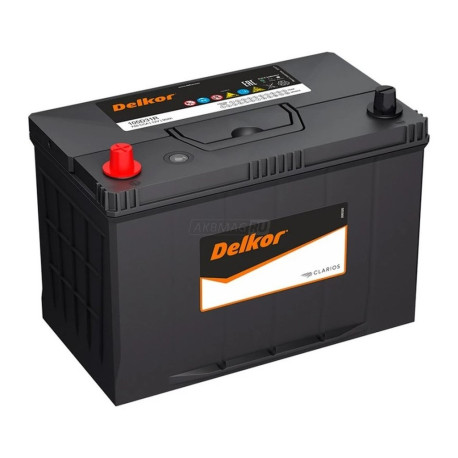 Аккумулятор DELKOR 90/750 105D31R прям. пол.