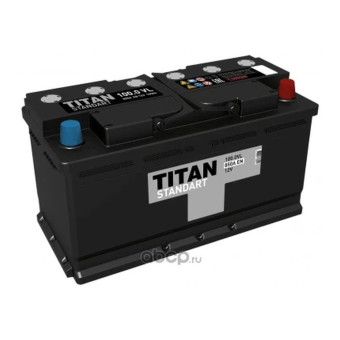 Аккумулятор TITAN STANDART 100ач 820а обр. пол.
