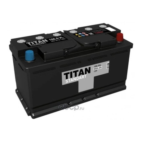 Аккумулятор TITAN STANDART 100ач 820а обр. пол.