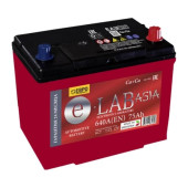 Аккумулятор ELAB Asia 75R обр. пол. 640A 261x173x220 68/550 D26 обр. пол.