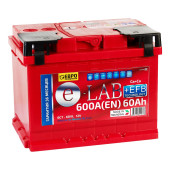Аккумулятор ELAB EFB 60ач 600а обр. пол.