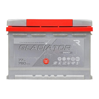 Аккумулятор Gladiator Energy 77ач 720а обр. пол.