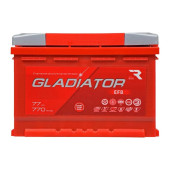Аккумулятор GLADIATOR EFB 77ач 770а обр. пол.