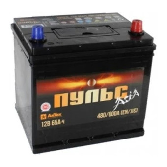 Аккумулятор ПУЛЬС Asia 65/600 D23 обр. пол.